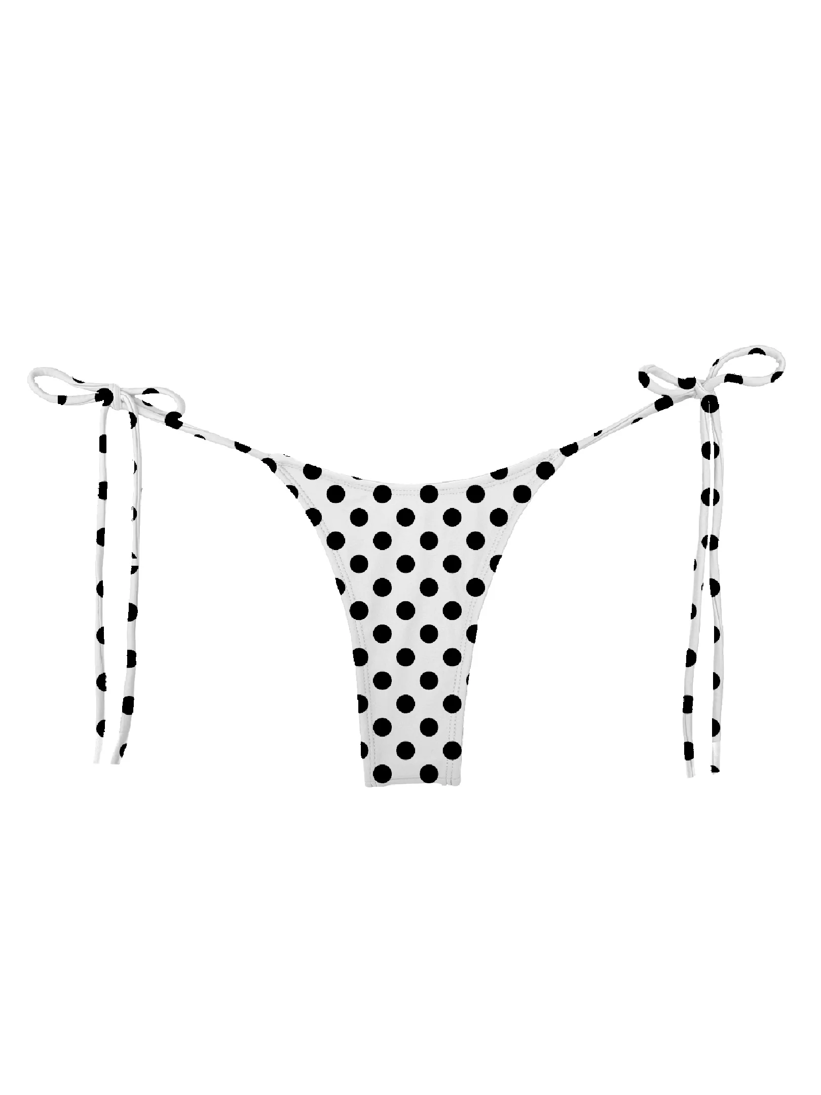 001 Bikini Bottoms - White Polka Dot - Image 2