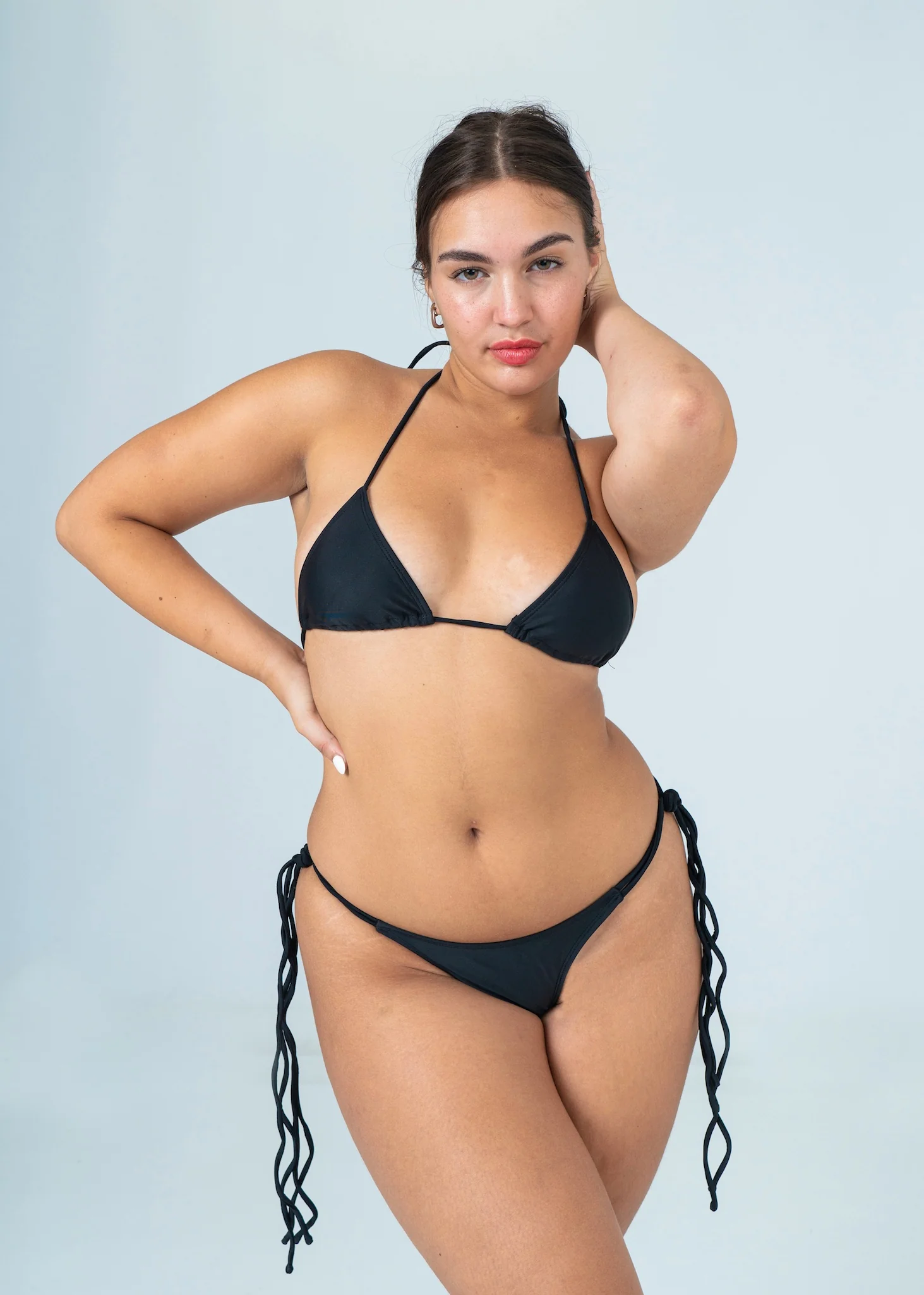 001 Triangle Bikini Top - Black - Image 11
