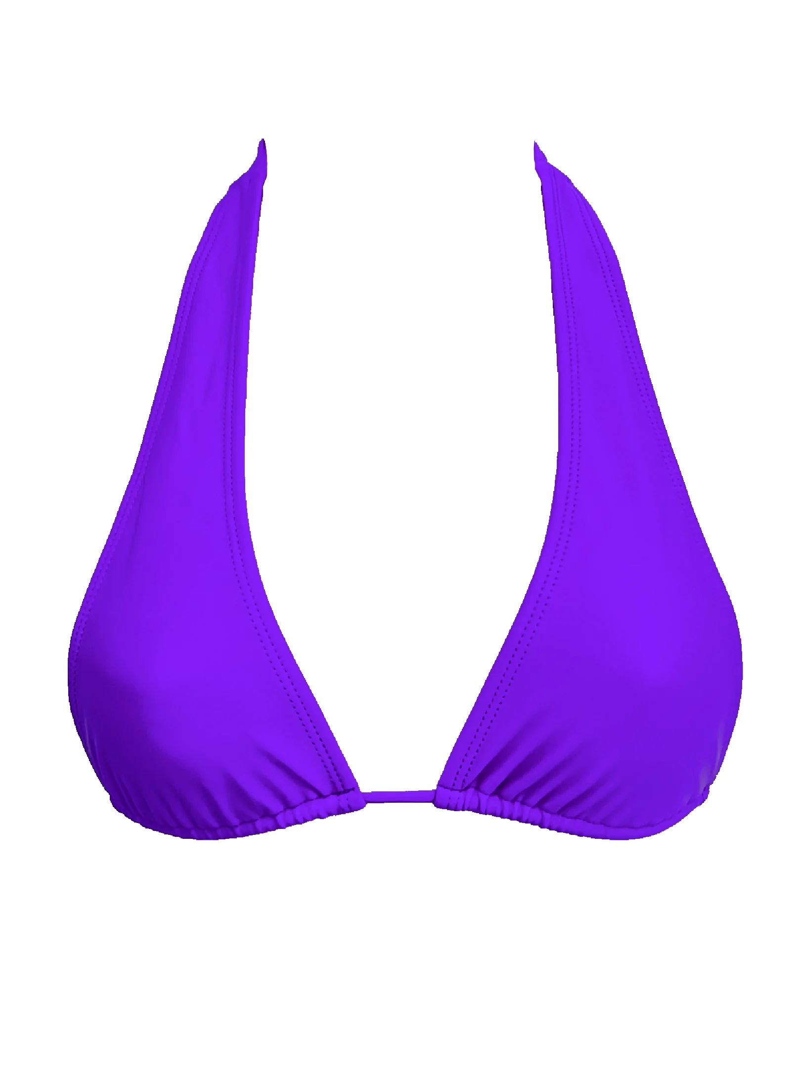 002 Halter Bikini Top - Bold Purple - Image 2