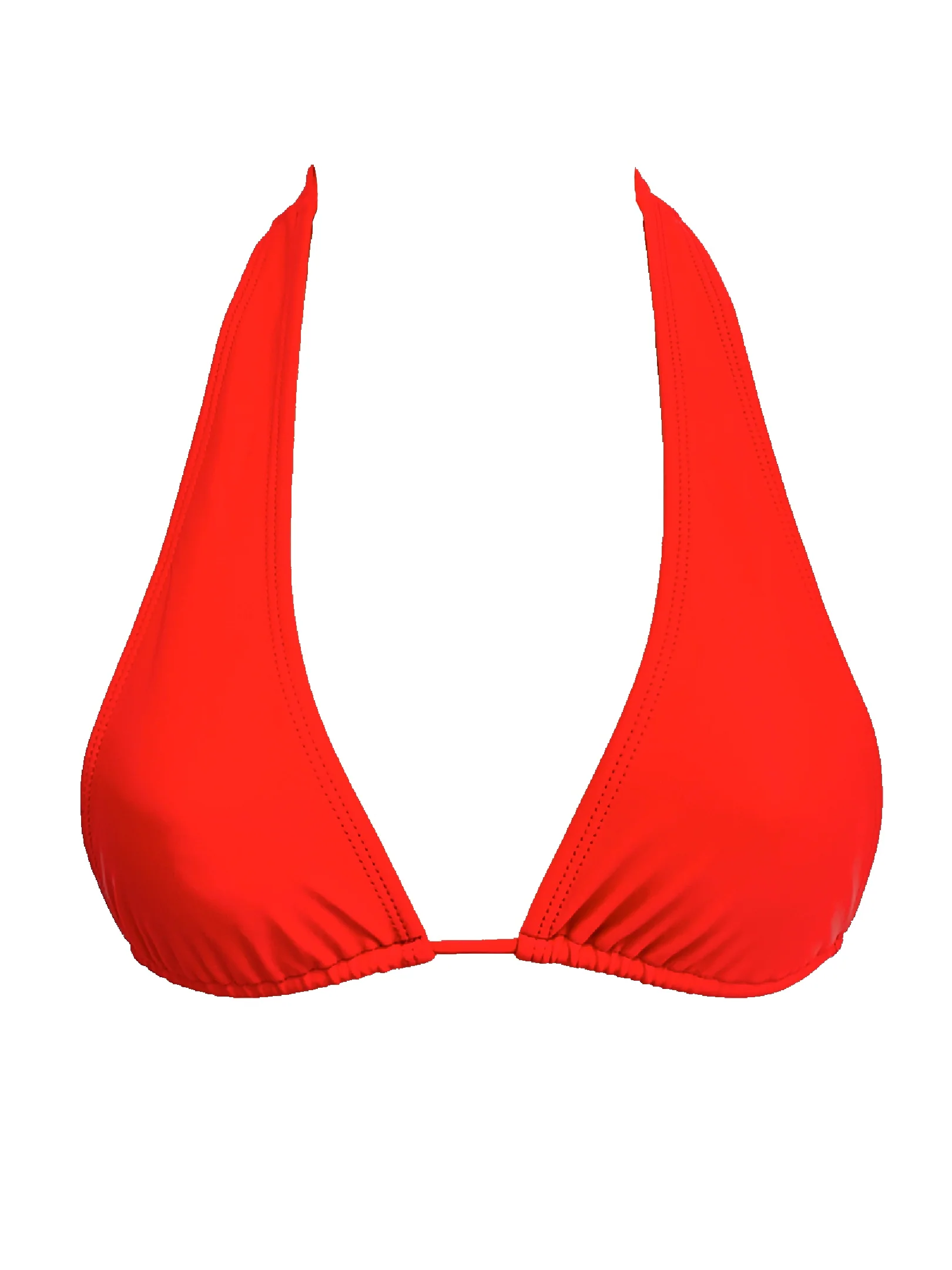 002 Halter Bikini Top - Siren Red - Image 2