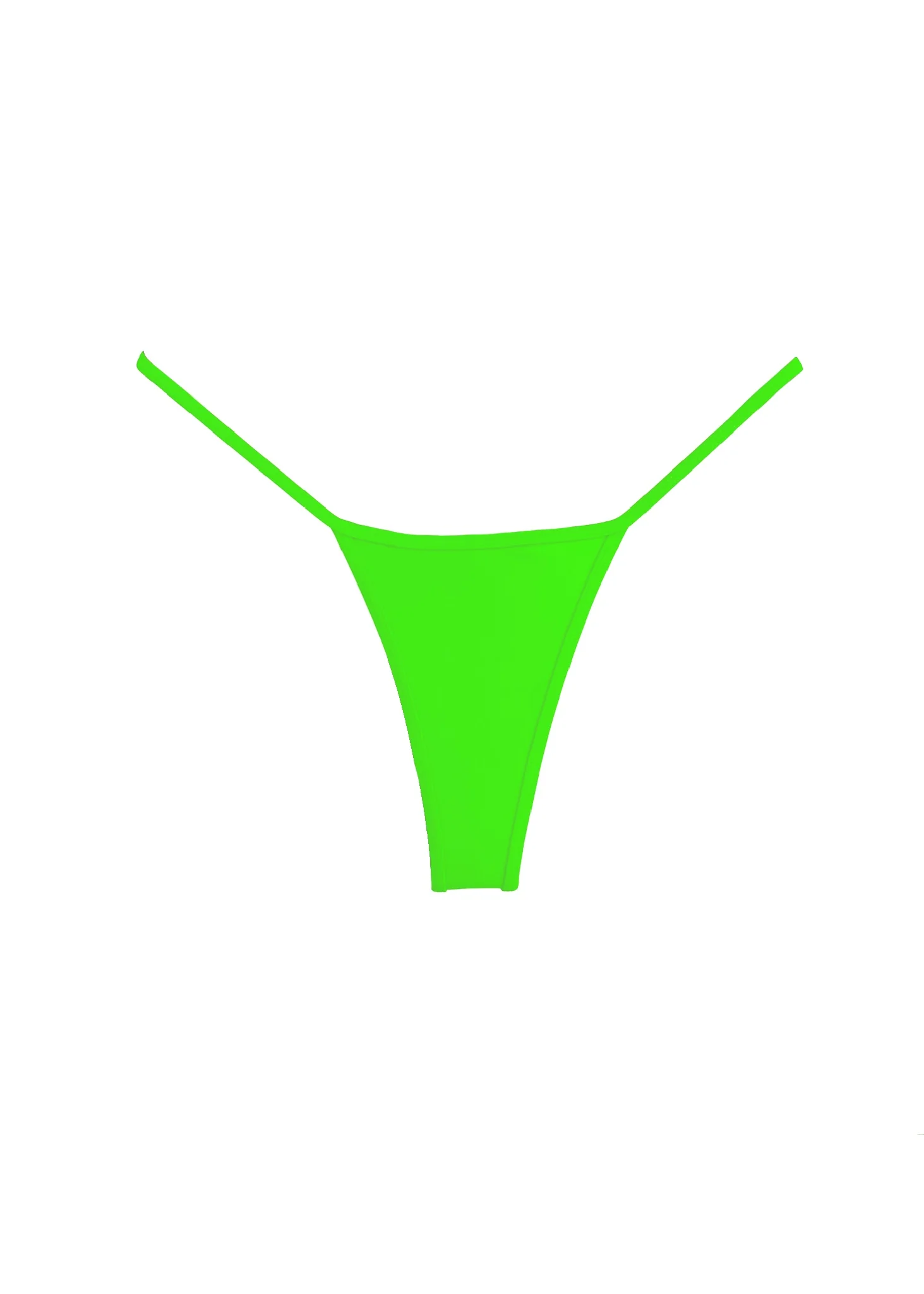 008 Micro Bikini Bottoms - Neon Green - Image 2