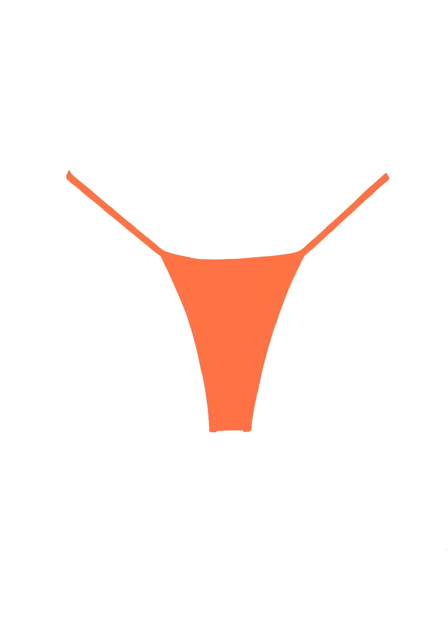 008 Micro Bikini Bottoms - Sunburst Orange - Image 2