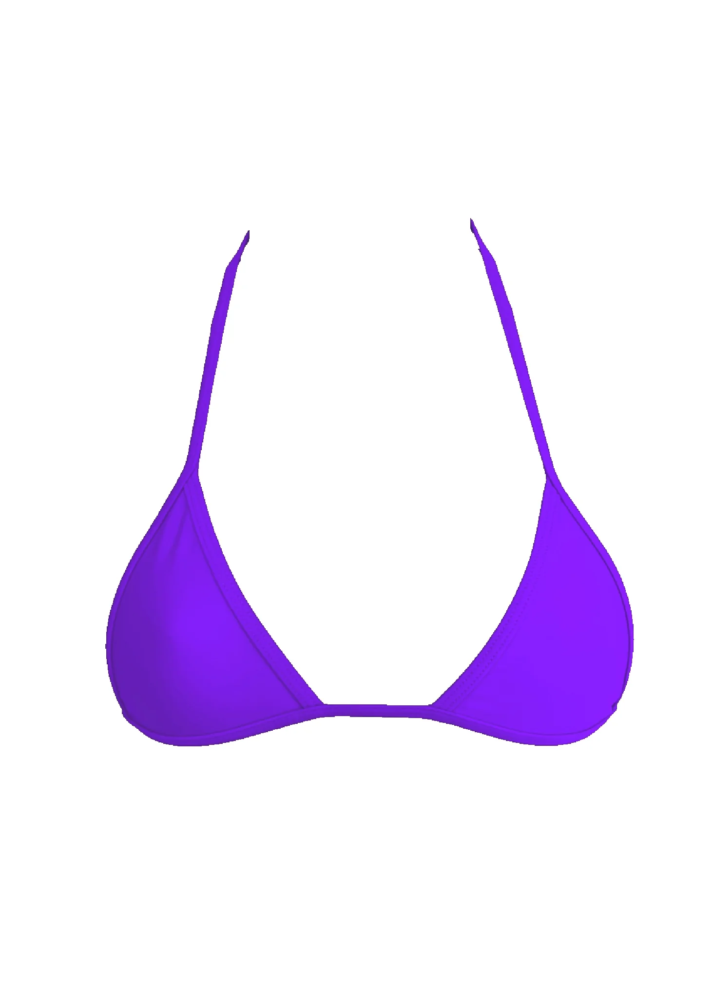 008 Micro Bikini Top - Bold Purple - Image 2