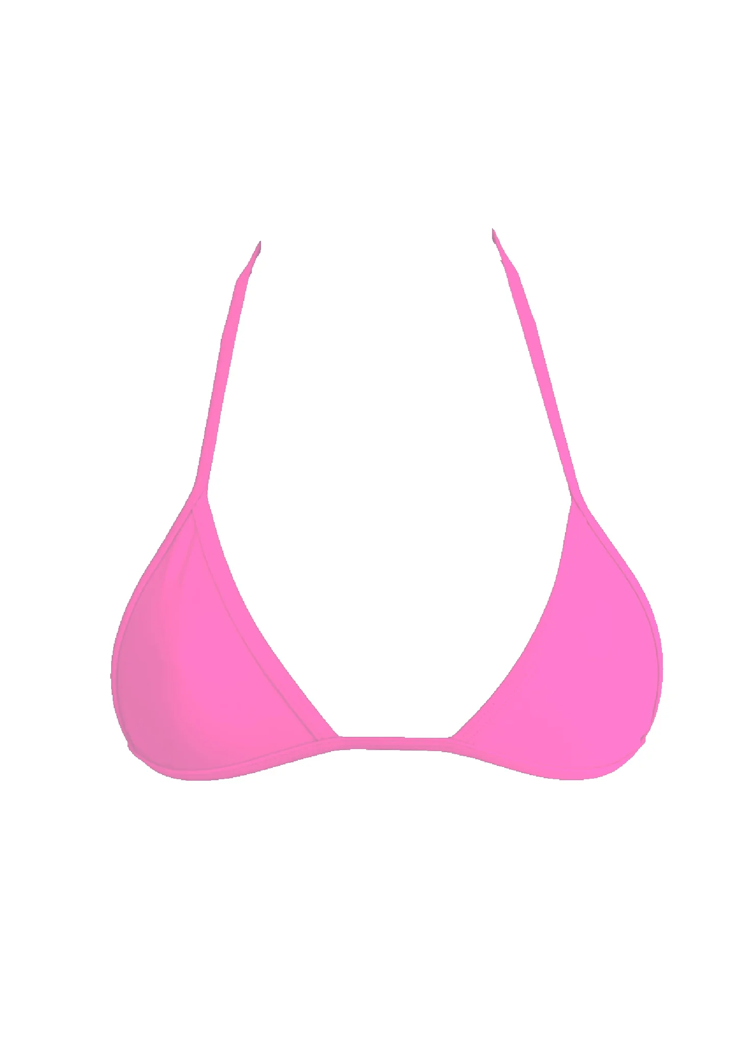 008 Micro Bikini Top - Electric Pink - Image 2