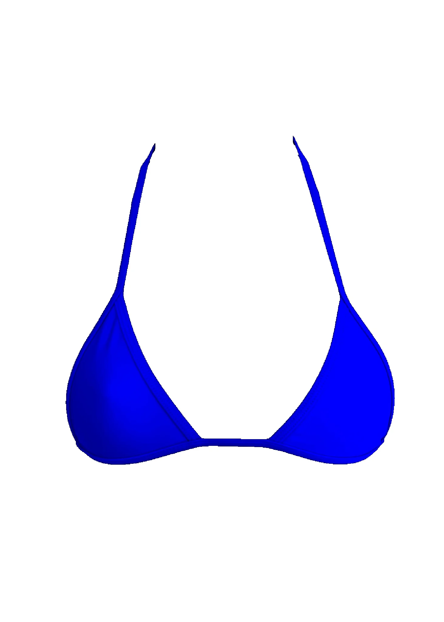 008 Micro Bikini Top - Royal Blue - Image 2